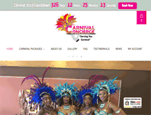 Tablet Screenshot of carnival-concierge.com